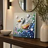 DIY Pre-Framed Deer Button Art Canvas Kit
