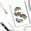 4pcs DIY Lizard Full Drill Special Shaped Diamond Painting Keychains Gifts