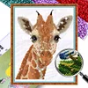 Giraffe - 9CT Partial Beaded Cross Stitch Kit(26x30cm)