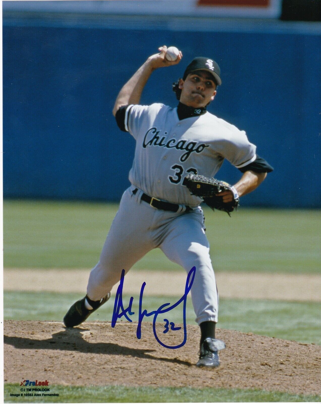 ALEX FERNANDEZ CHICAGO WHITE SOX ACTION SIGNED 8x10