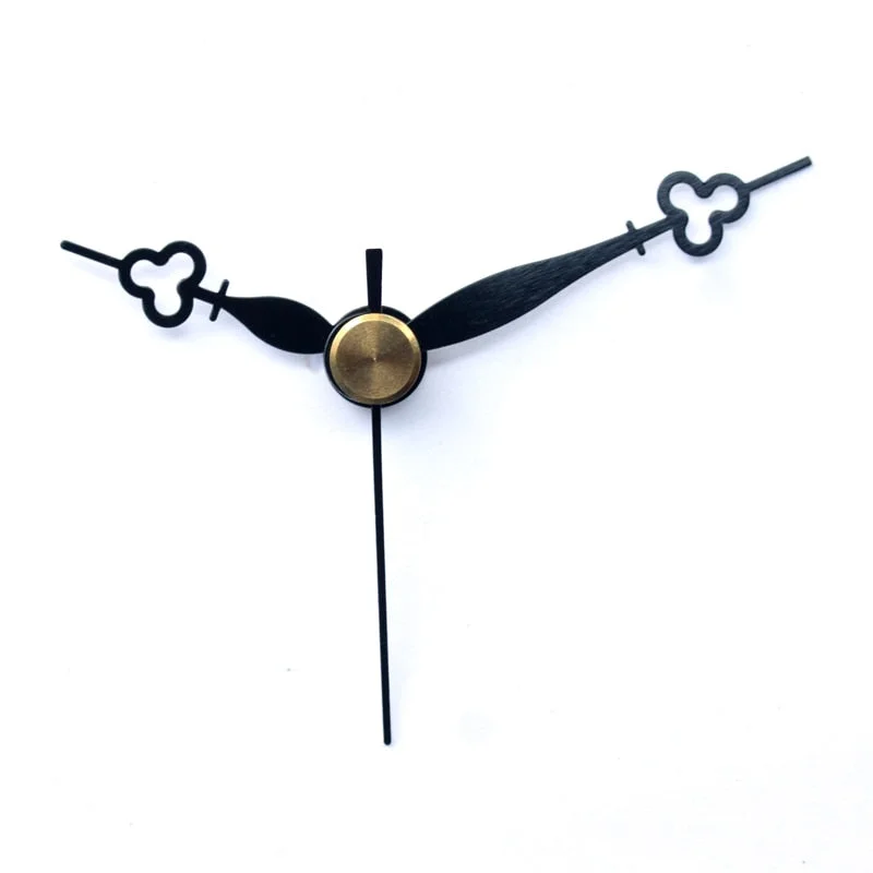 DIY Short Clock Hands Suitable for Table Alarm Clock Repair Parts Metal Hour Hand Minute Hand Second Hand Small Clock Pointer