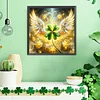 Clover Wings komplette DIY-5D-Runden-Bohrer Diamant-Kunstkits f&uuml;r Hauswanddekoration 40x40 cm