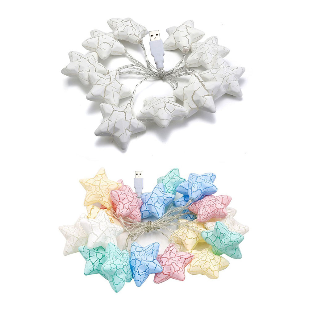 

Stars String Lights LED Fairy Garland Warm Lamp Christmas Party Room Decor, 501 Original