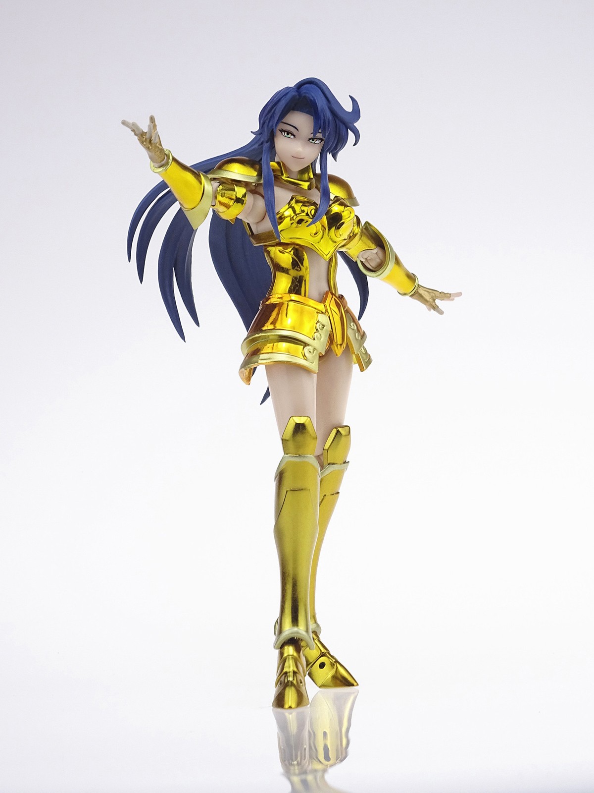 DSM Mamie Holy Covenant Aquarius 1/12 Sea Maiden Saint Seiya Action Figure Toys 7.1in/18cm Myth Cloth EX Style Metal Alloy Armor Articulated Joints 5 Interchangeable Faces 6 Handsets Weapons Set Premium Anime Collectible For Saint Seiya Enthusiasts And Ho