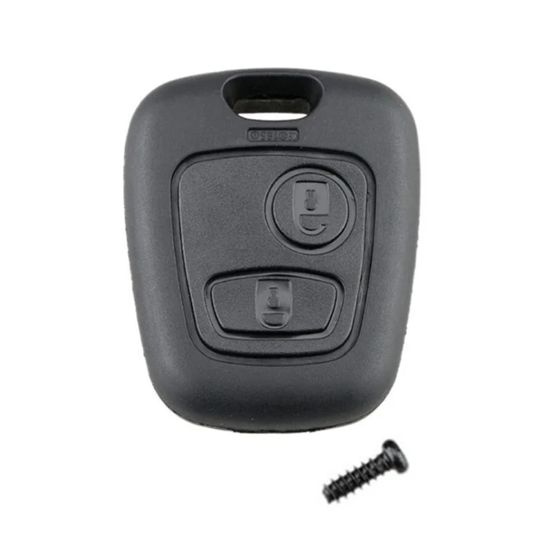 2 Button for Key for Shell Car Fob for Shell Cover Replacement for Citroen C1 C2