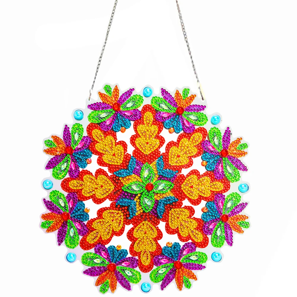 DIY Diamond Painting Hanging Wreath - Santa