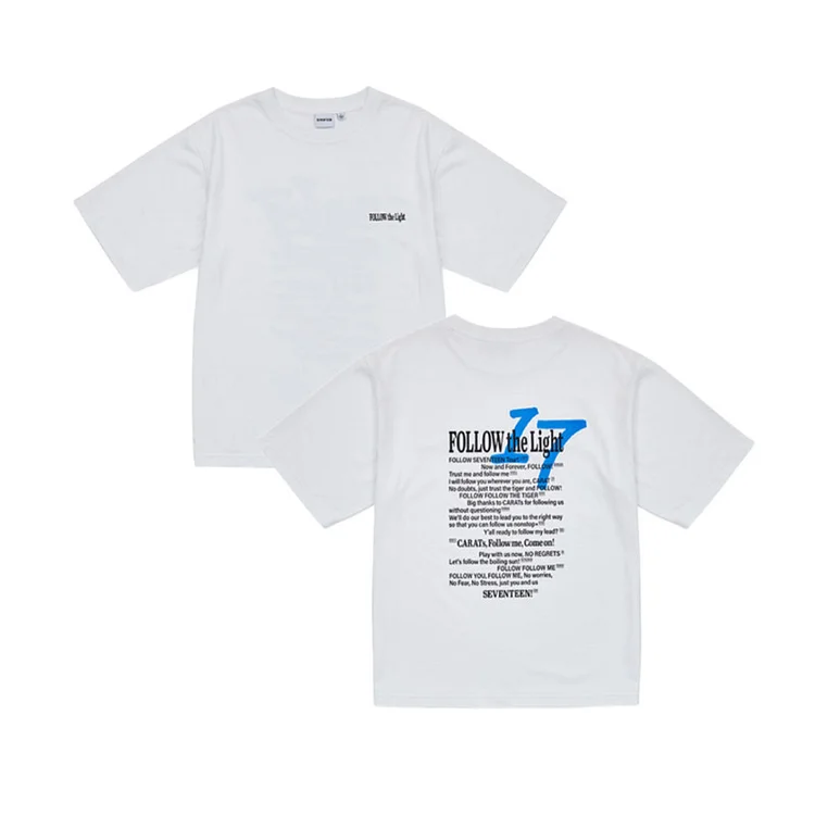 SEVENTEEN TOUR 'FOLLOW' TO SEOUL Logo White T-shirt