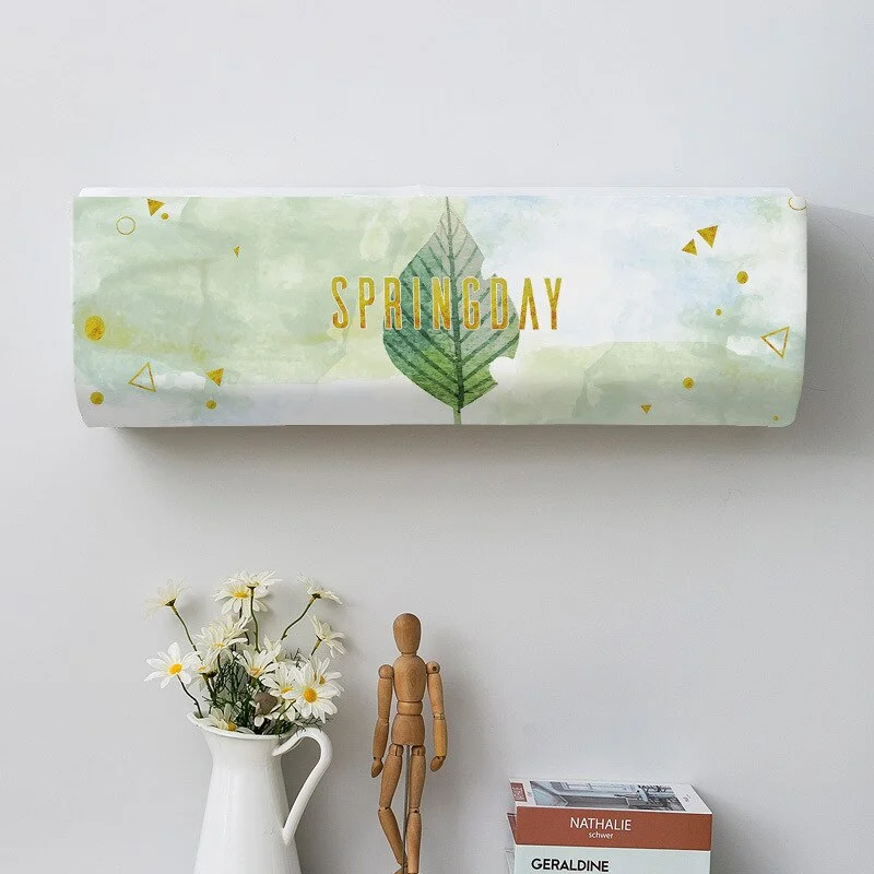 1pc Air Condition Cover Indoor Hanging Air Conditioning Protective Case Nordic Style Dustproof Cover for Home Hotel Decoration