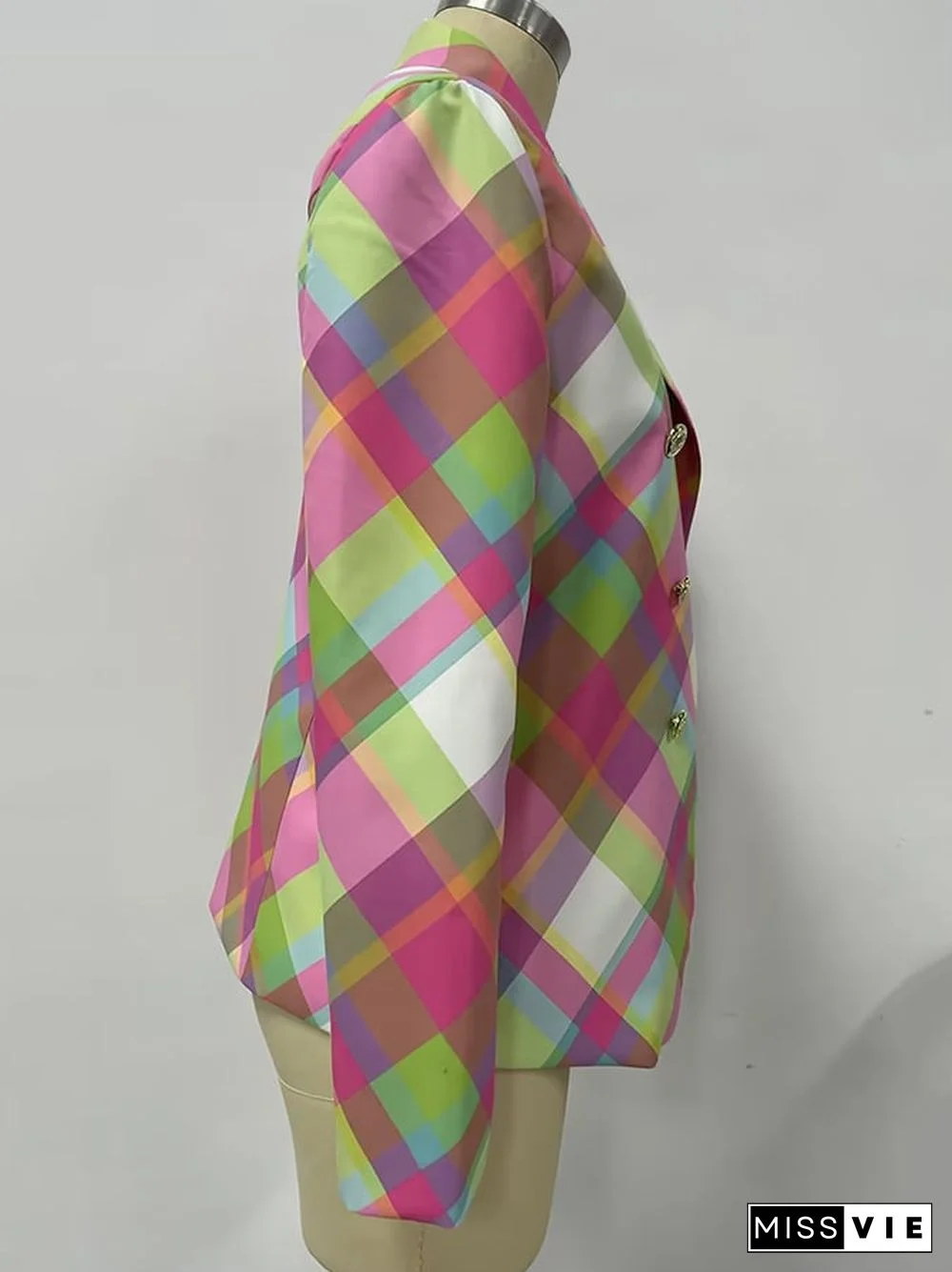 Women's Fashion Printed Slim Blazer