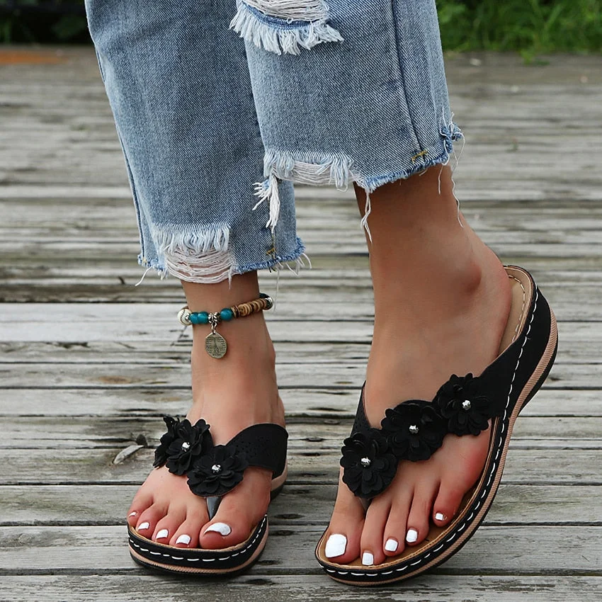 Vstacam Sport Wedges Women Shoes Summer Slippers Flats Beach Flip Flops 2022 New Rome Sandals Mujer Slides Casual Cozy Zapatos Gladiator