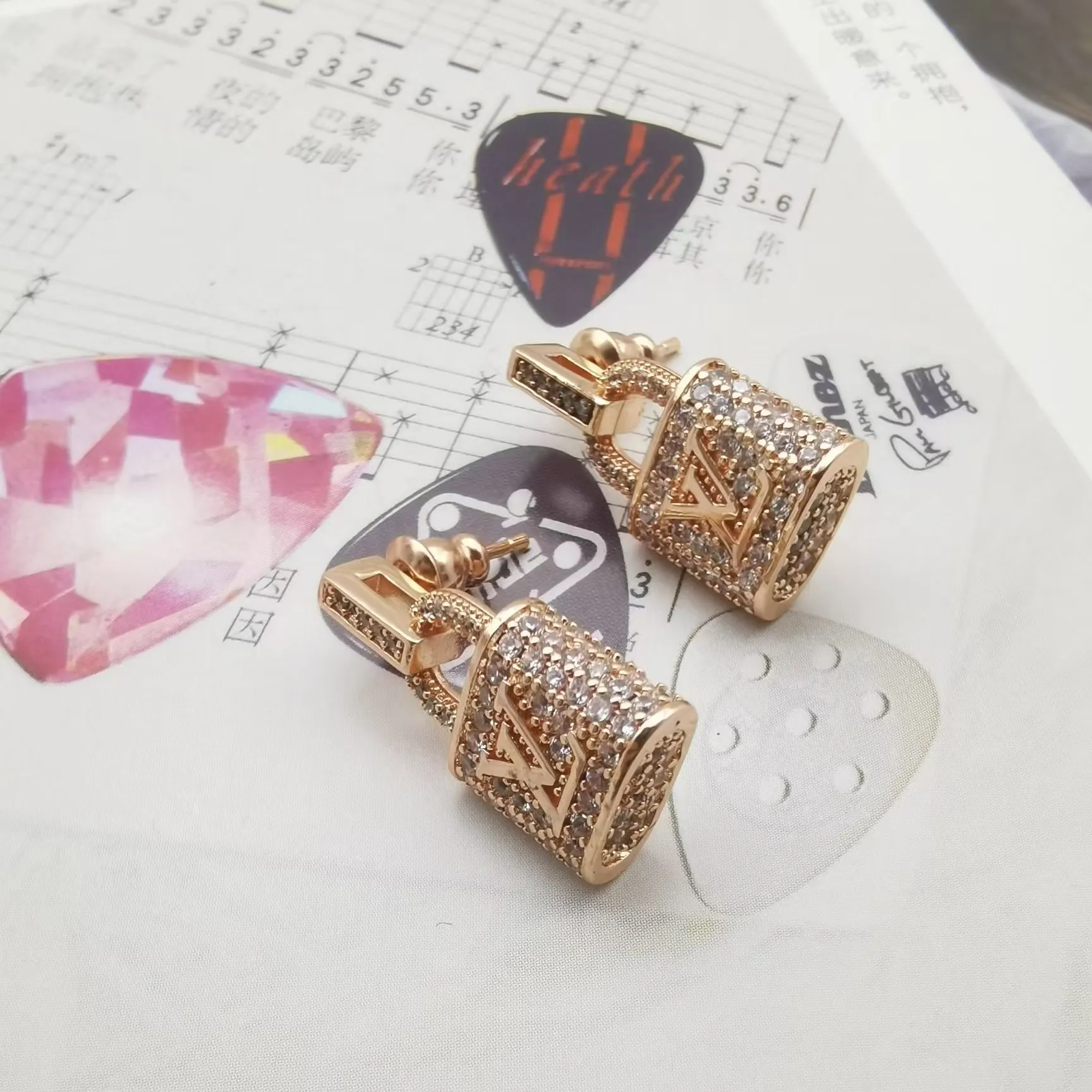 Louis Vuitton Lock Earrings