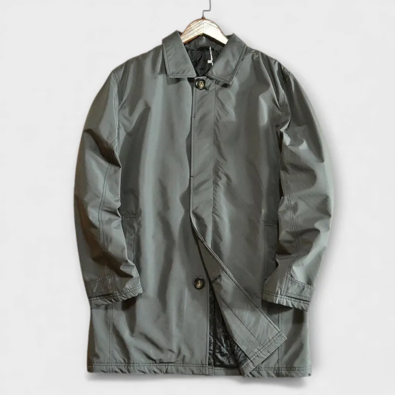 Men's Technical Cotton Trench Coat &ndash; Versatile City Layer &ndash; view 2