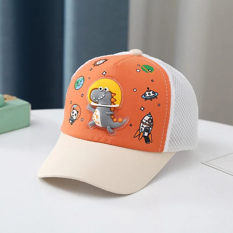 LDSLYJR Summer Acrylic Cartoon Dinosaur Casquette Baseball Cap Adjustable Snapback Hats for Children Boy and Girl 213