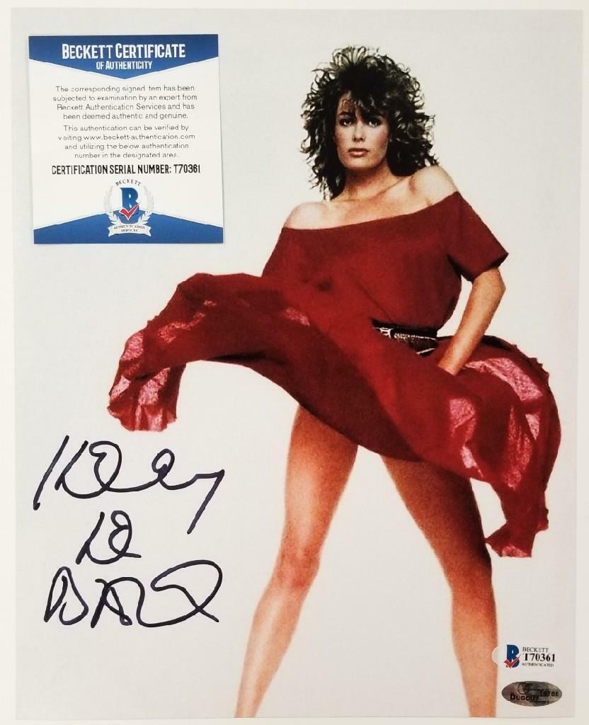 Kelly Lebrock signed The Woman in Red 8x10 Photo Poster painting Autograph ~ Beckett BAS COA