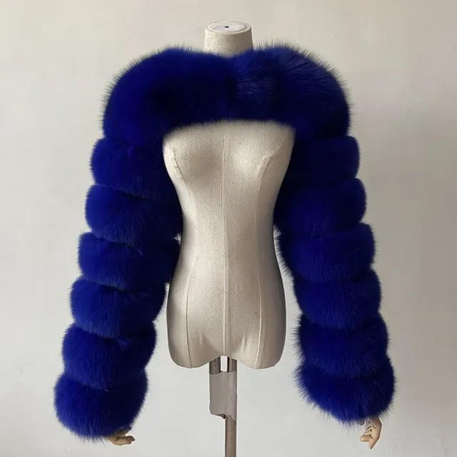 Fashionable Autumn And Winter Women's Cape Fur Coat