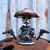 Skull Figurine Creative Car Hood Ornament Car Exterior Decoration (Cowboy Skull)