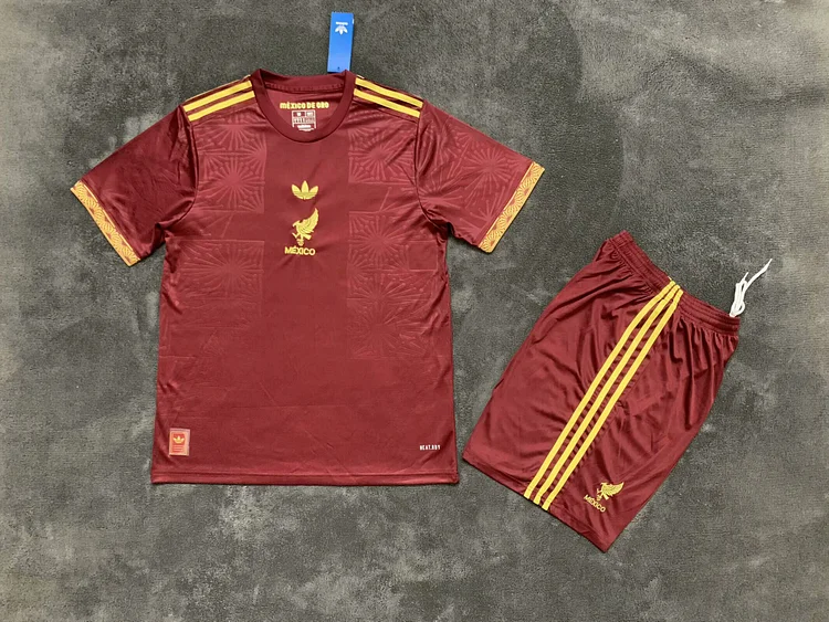 2025-26 Mexico Gold Cup Red Kit - Jersey - Kids