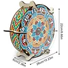 5D DIY Crystal Diamond Painting Wooden Handmade Mandala Clock Kits