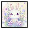 >SALE<Full Embroidery Eco-cotton Thread 11CT Printed Zodiac Rabbit Cross Stitch40x40cm