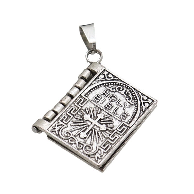 Minimalist Book Letter Alloy Plating Keychain