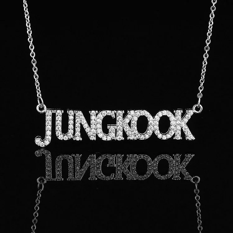 방탄소년단 JK Name Pendant Necklace