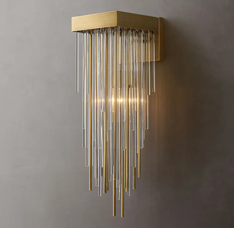 Luxury Square Cascada Wall Sconce 22" Vjlight