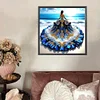 Magnifique jupe fille - peinture diamant de forme sp&eacute;ciale - 30 * 30cm