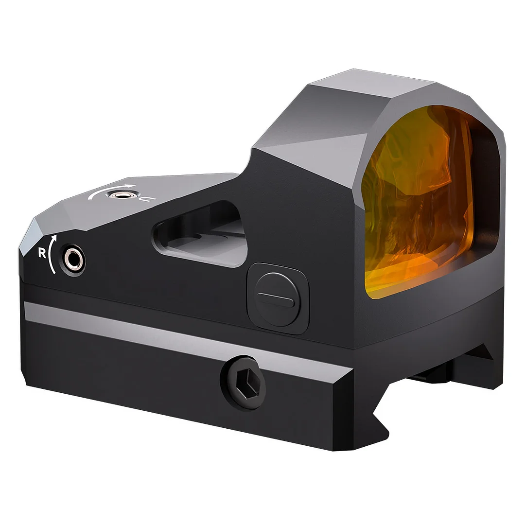 ohhunt® 1x21x17mm Red Dot Sight 2 MOA Reflex Sight Pistol Red Dot Scope with 21mm Picatinny Rail Mounts 11 Brightness Settings Shake Awake IPX67 Waterproof