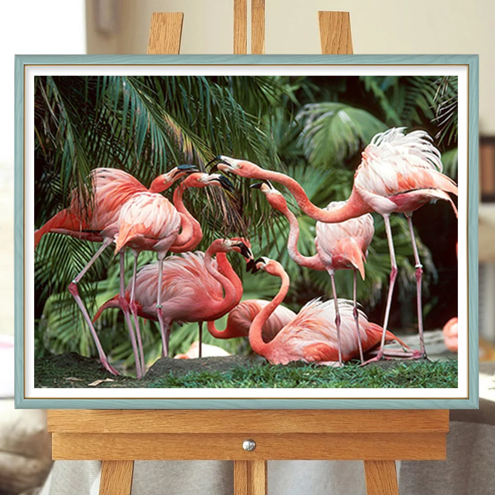 DIY Paint By Number 50*40cm - Flamingo