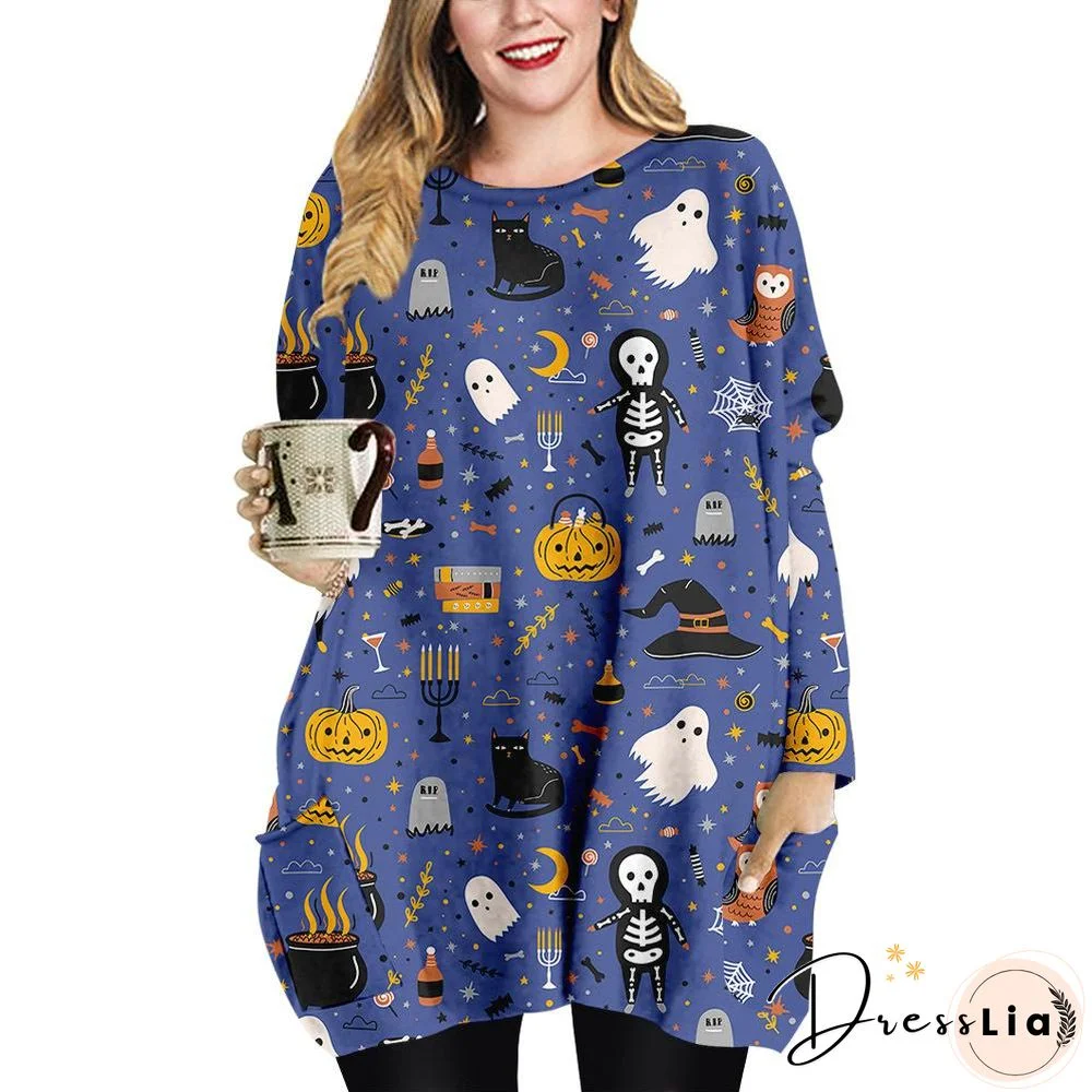 Halloween Series Printed Dress