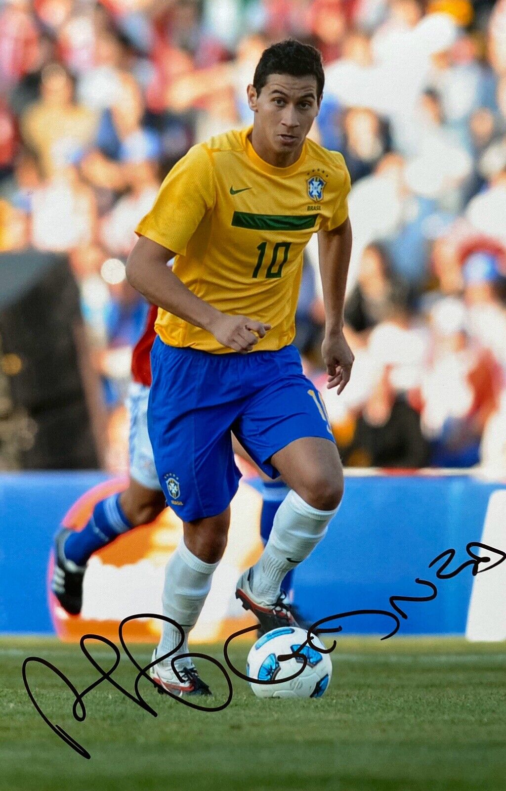 Paulo Henrique Ganso Genuine Hand Signed 12x8 Brazil Photo Poster painting, Fluminense