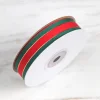 Christmas Decor Festive Green Red Ribbon 1 / 1.5 / 2 / 2.5cm
