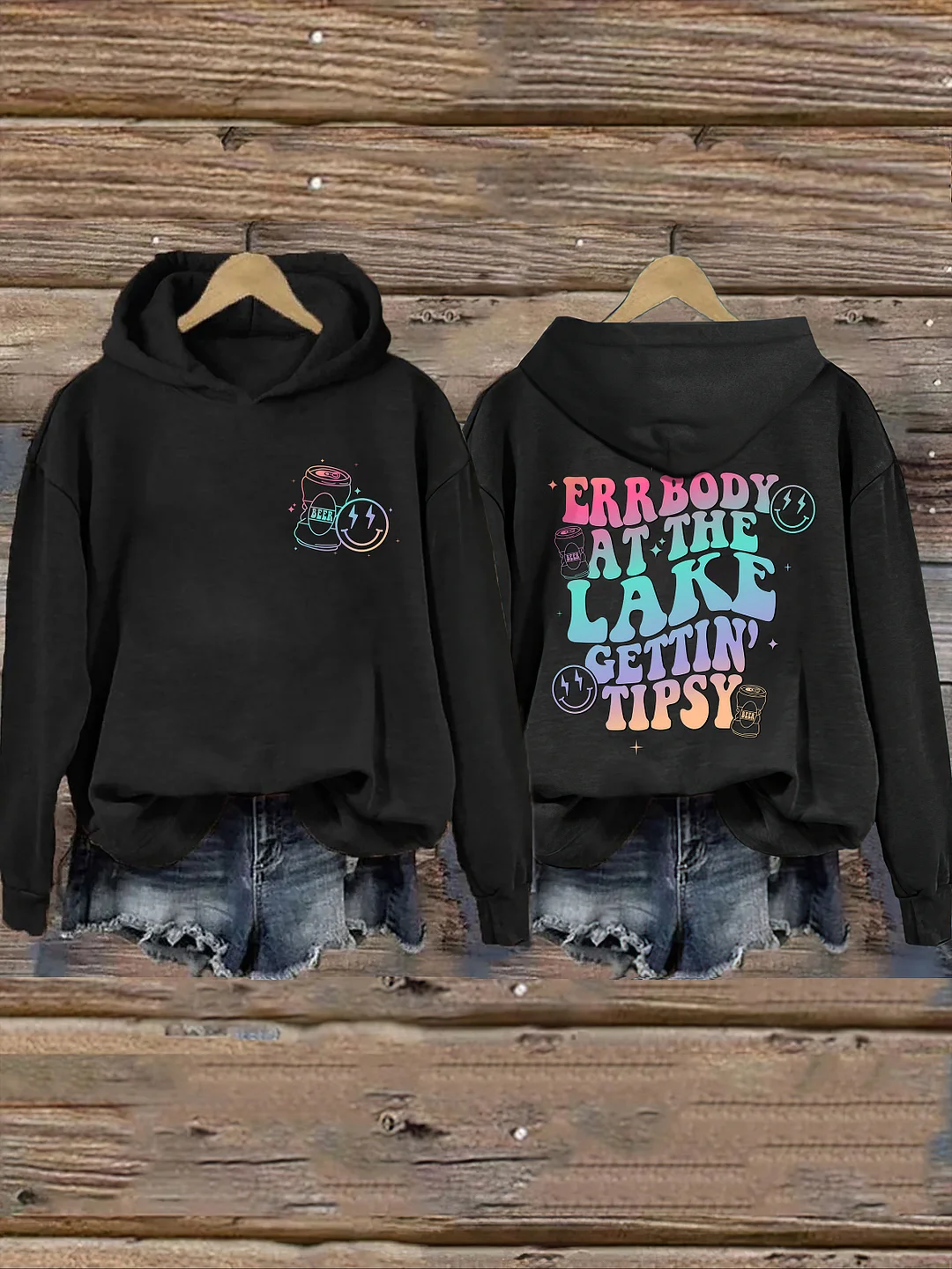 Errbody At The Lake Gettin Tipsy Hoodie