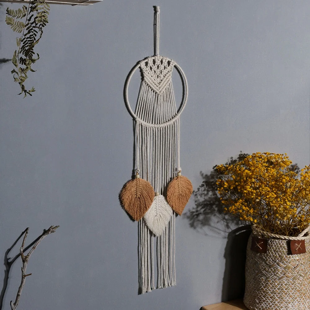 Wall Tapestry Boho Macrame Wall Hanging Home Decor Christmas Room Decoration Apartment Bedroom Living Room Bedroom Nursery Gift