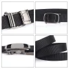 Ceinture en nylon &agrave; boucle automatique pour hommes