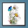Butterfly Flower-Paint by Numbers Acrylic Painting 40*40CM