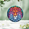 2pcs DIY Lion Diamond Art Window Hanging Pendant Door Decoration