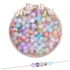 Dreamy Colors Jelly 50/100PCS Glass Beads DIY Bracelet