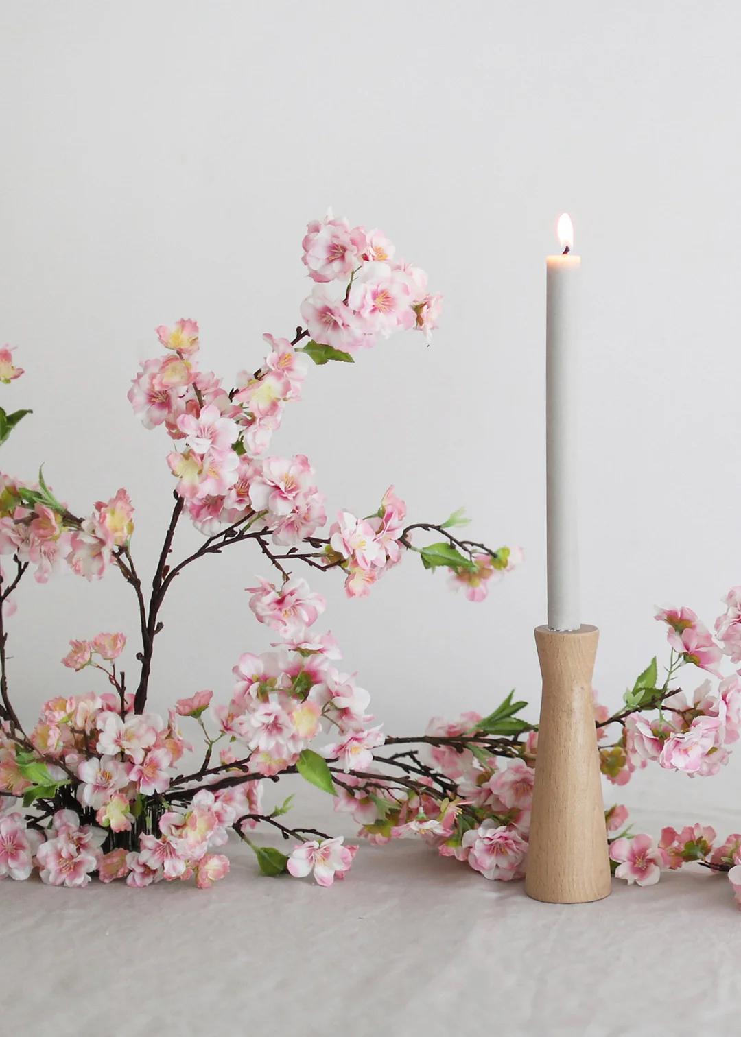 Artificial Baby Cherry Blossom Branch - 18"