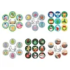 6Pcs/set Diamond Painting Christmas Coaster Cup Cushion with Rack Cup Pad Decor
