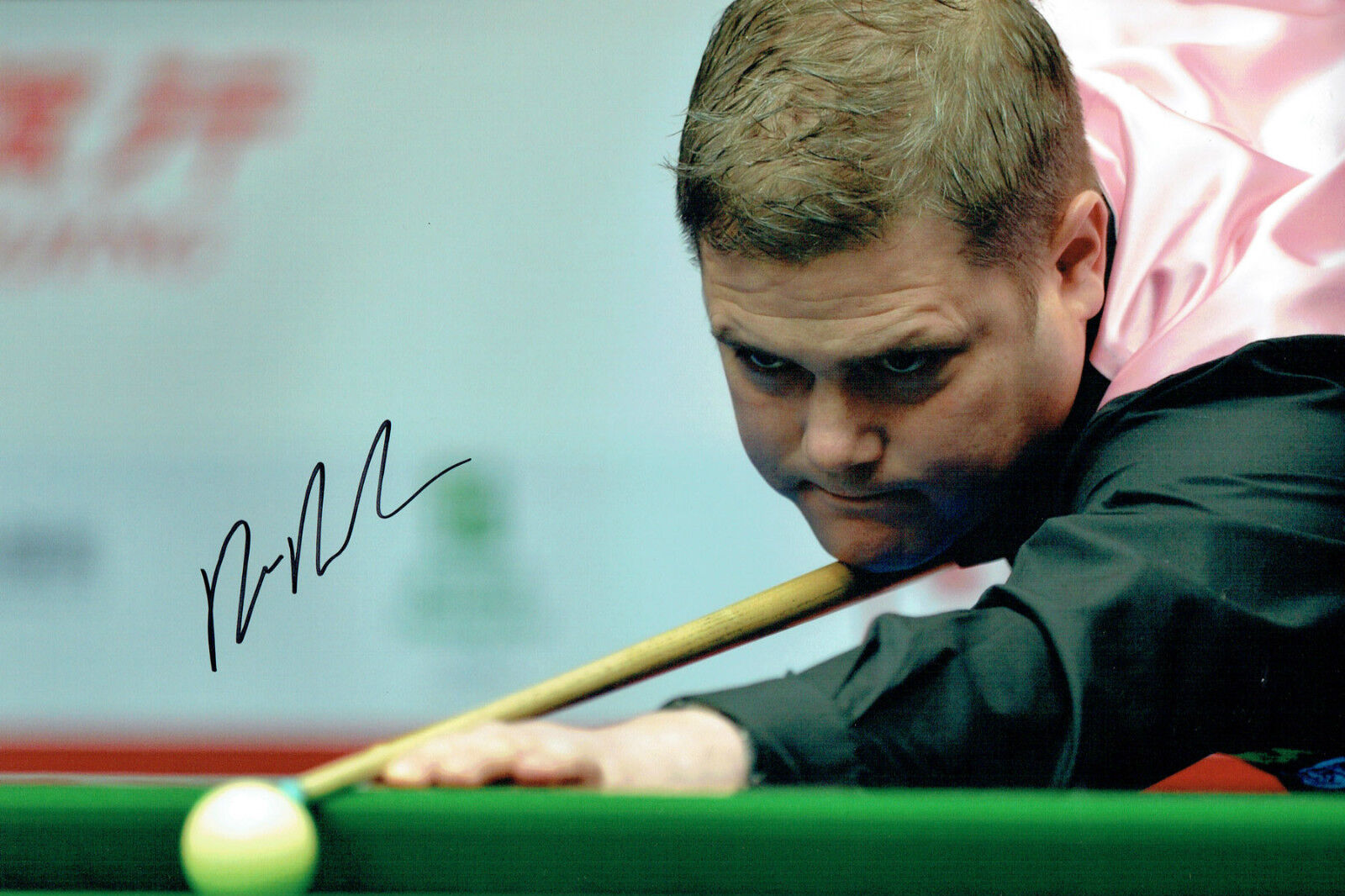 Robert MILKINS Signed Autograph Snooker Crucible 12x8 Photo Poster painting AFTAL COA