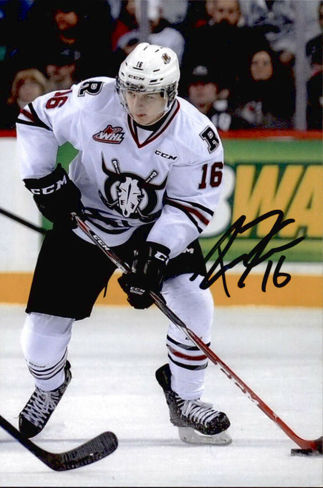 Grayson Pawlenchuk SIGNED 4x6 Photo Poster painting RED DEER REBELS