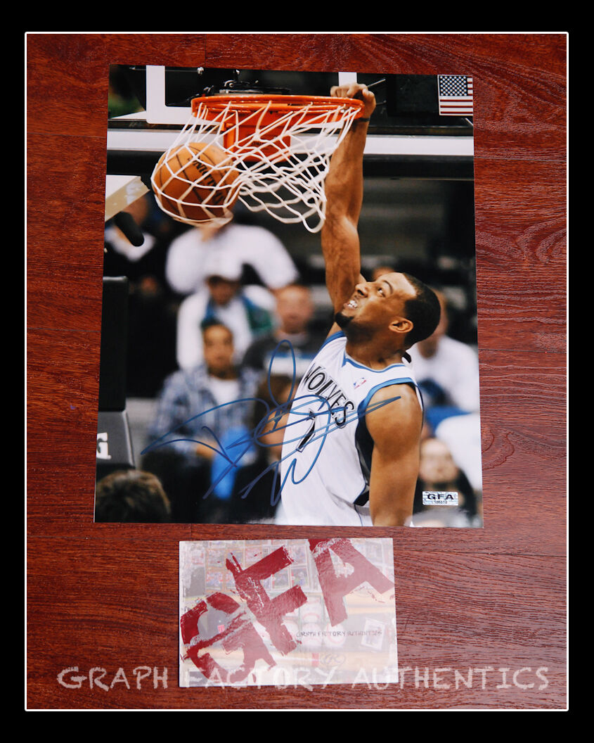 Derrick Williams MN Timberwolves Signed Auto 11x14 Photo Poster painting COA GFA PROOF!