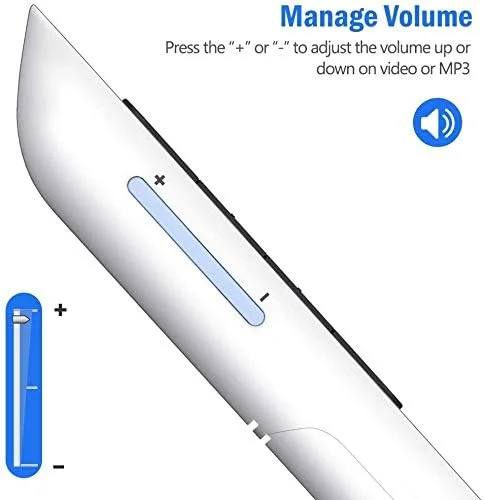 DinoFire Red Light Wireless Presenter, Powered by AAA (Not Included) Hyperlink Volume Control Presentation Clicker, RF 2.4GHz PowerPoint Clicker Presentation Remote Control Slide Clicker Advancer(UPC/EAN:736961025973)