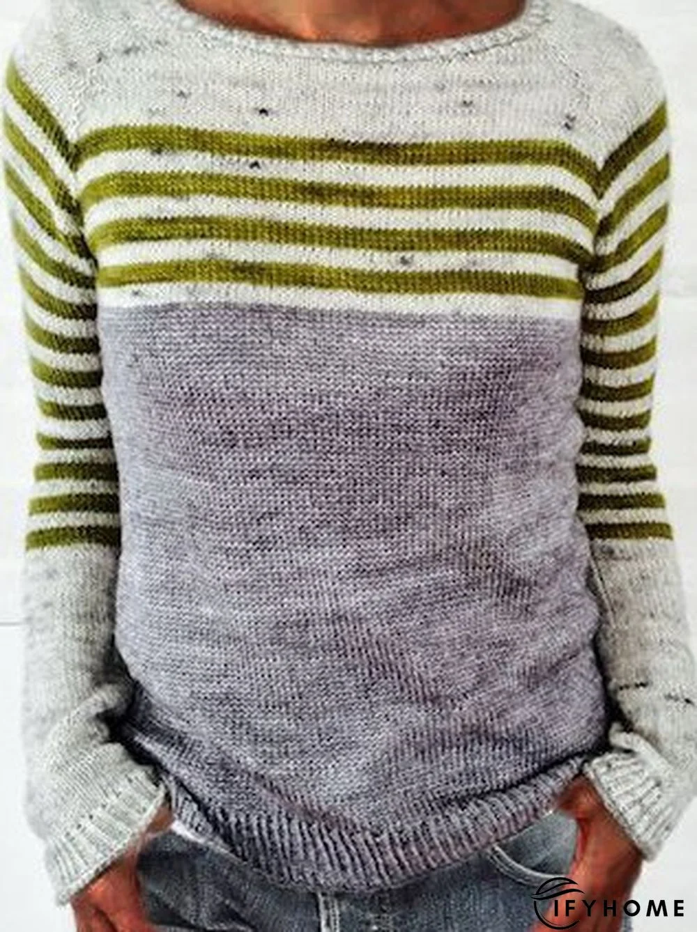 Shift Long Sleeve Tunic Sweater Knit Jumper | IFYHOME