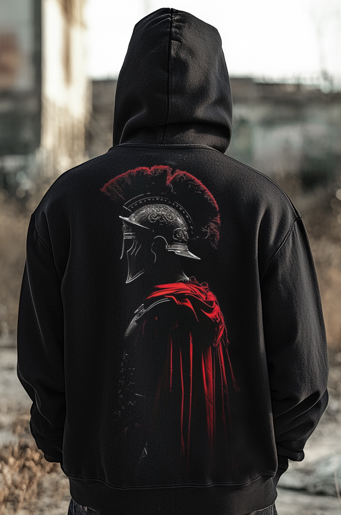Unique Design Spartan Style Sports Hoodie