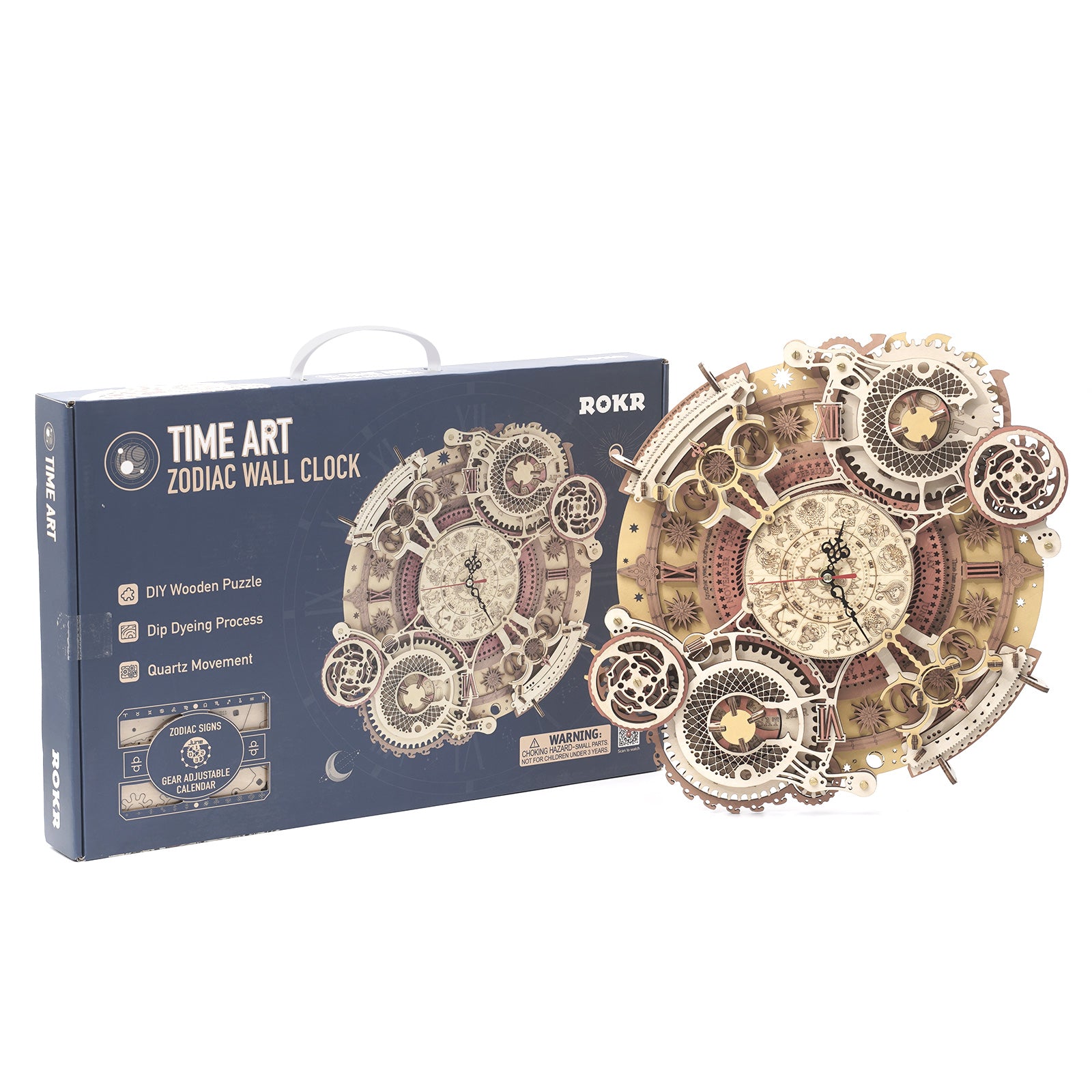 ROKR Horloge Puzzle 3D en Bois - Horloge romantique - Cdiscount
