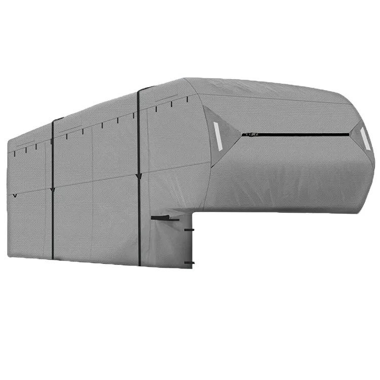 Silscvtt RV Cover Motorhome RV Outdoor Camper Cover Replacement for 26-29 Foot Four Layers of Non-woven Fabric on the Top of 5th Wheel