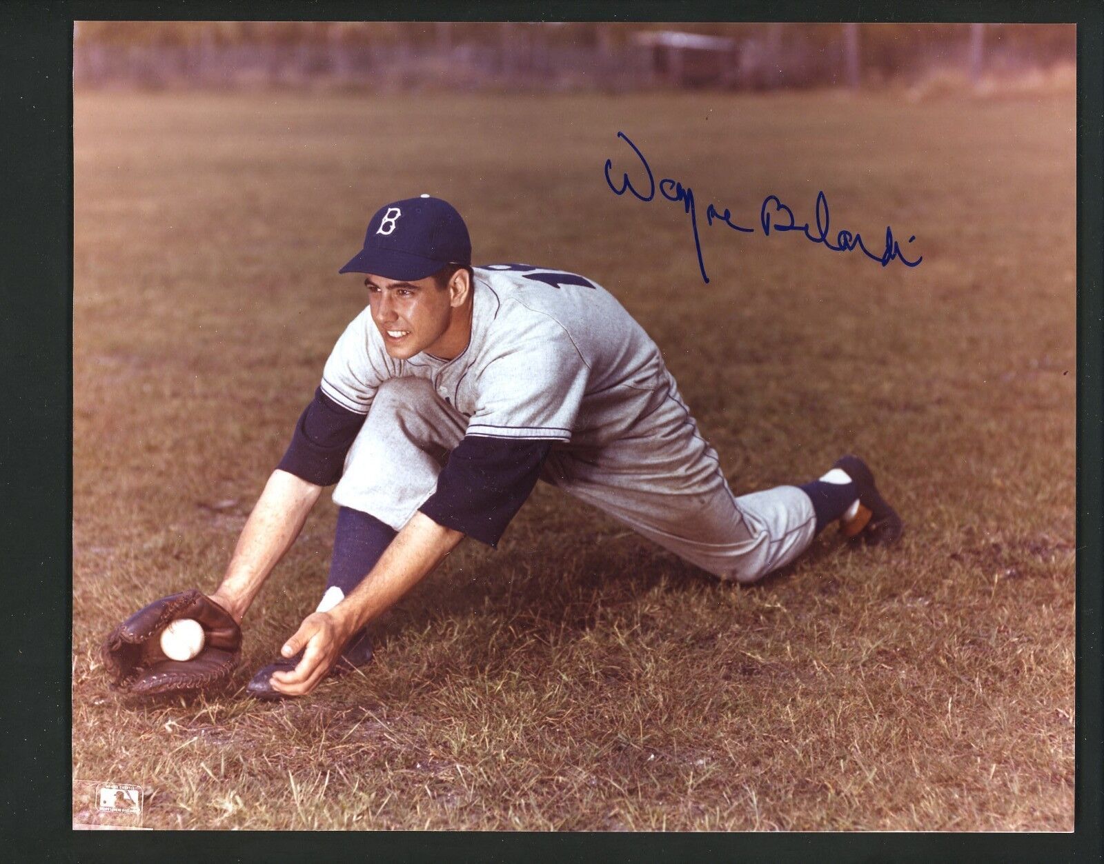 Wayne Belardi Signed Autographed 8 x 10 Photo Poster painting w/ JSA auth Brooklyn Dodgers