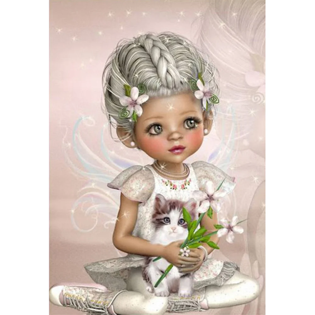 Diamond Painting - Full Round/Square Drill - Gothic Girl(30*40 - 50*60cm)